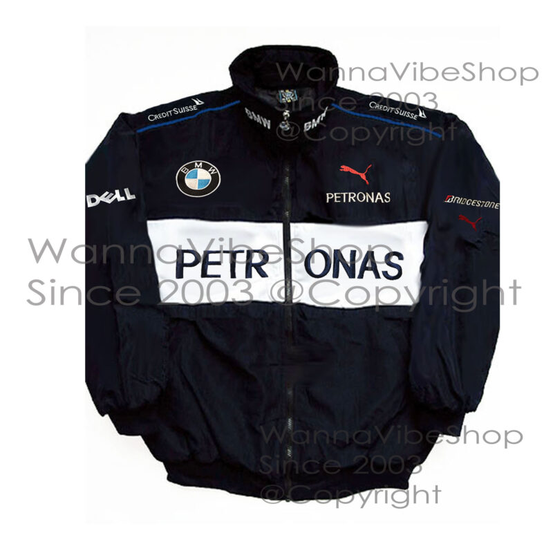BMW Racing Team Pit Crew Motor Jacket Motorsport Autosport Vintage Retro Race Racer Gear Automobile Suit Top Crew Club Jackets Coat Coats_front_image