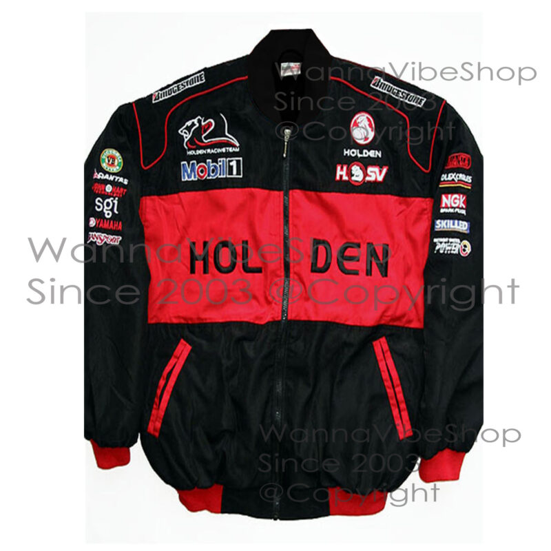 Holden Racing Team Pit Crew Motor Jacket Motorsport Autosport Vintage Retro Race Racer Gear Automobile Suit Top Crew Club Jackets Coat Coats_front_image
