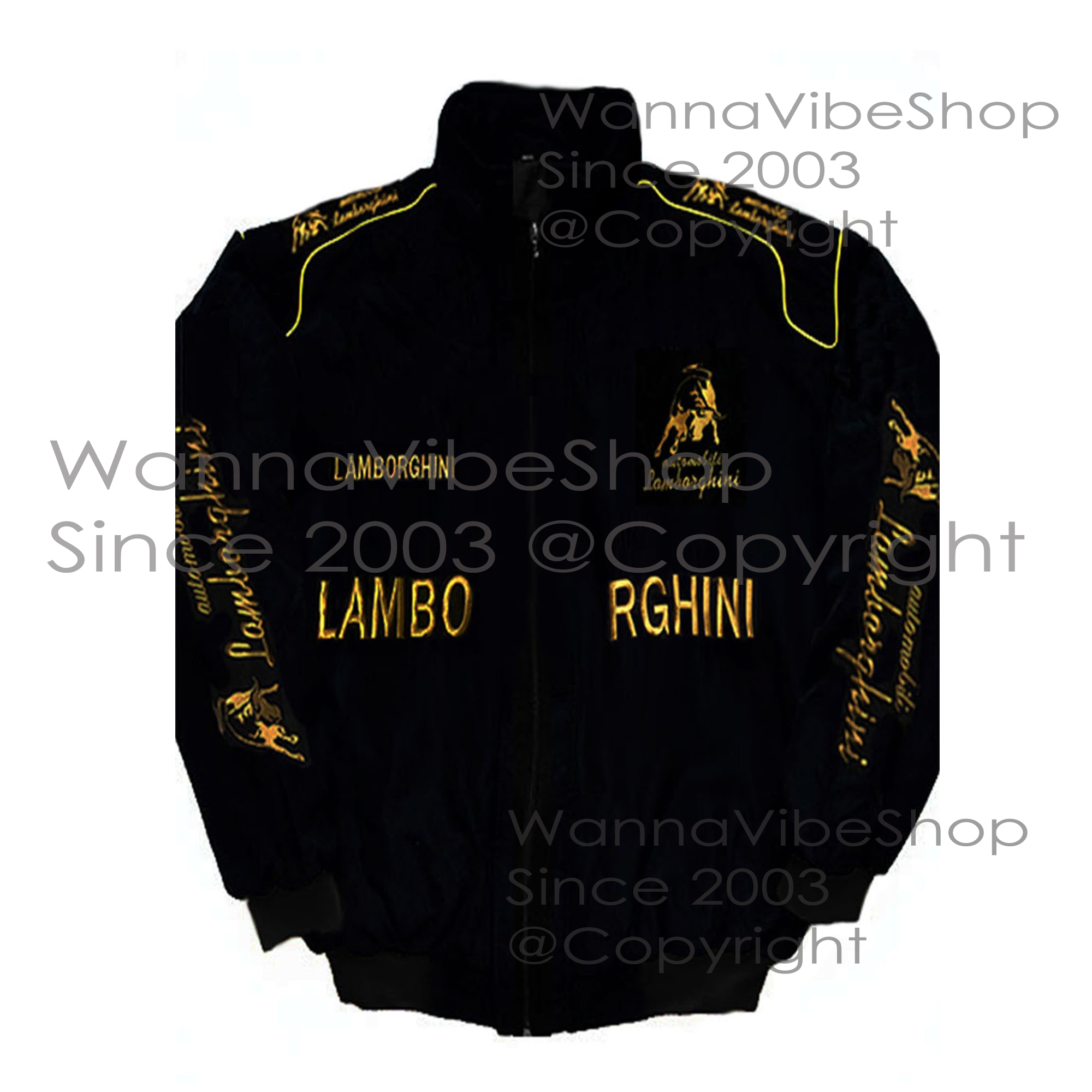Lamborghini Racing Team Pit Crew Motor Jacket Motorsport Autosport Vintage Retro Race Racer Gear Automobile Suit Top Crew Club Jackets Coat Coats_front_image