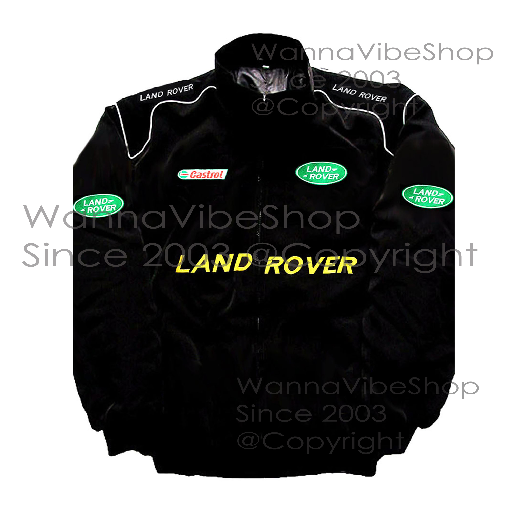 Land Range Rover Racing Team Pit Crew Motor Jacket Motorsport Autosport Vintage Retro Race Racer Gear Automobile Suit Top Crew Club Jackets Coat Coats_front_image