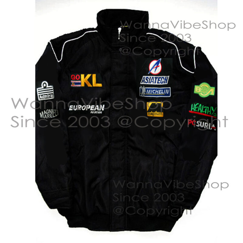 Minardi Racing Team Pit Crew Motor Jacket Motorsport Autosport Vintage Retro Race Racer Gear Automobile Suit Top Crew Club Jackets Coat Coats_front_image