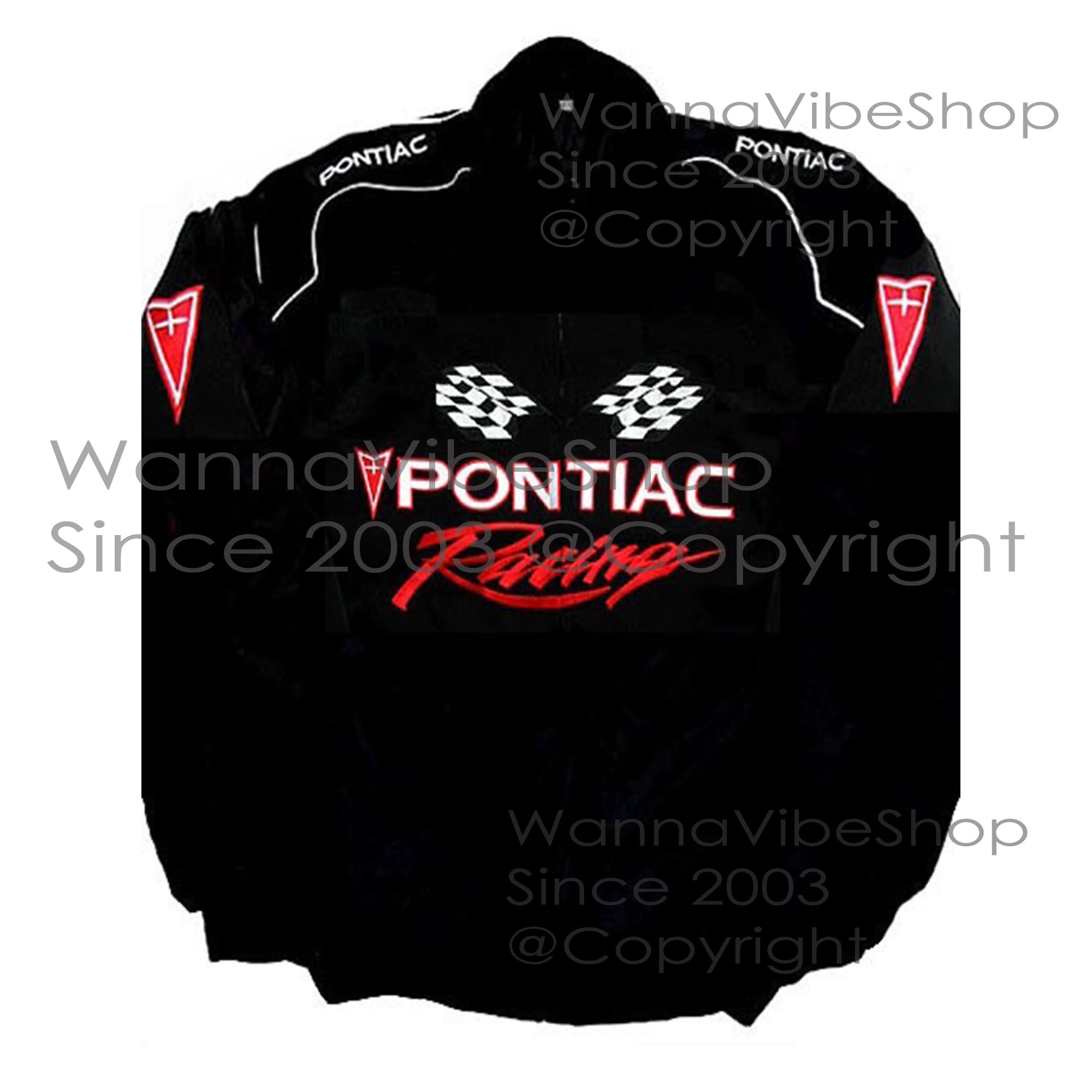 Pontiac Racing Team Pit Crew Motor Jacket Motorsport Autosport Vintage Retro Race Racer Gear Automobile Suit Top Crew Club Jackets Coat Coats_front_image