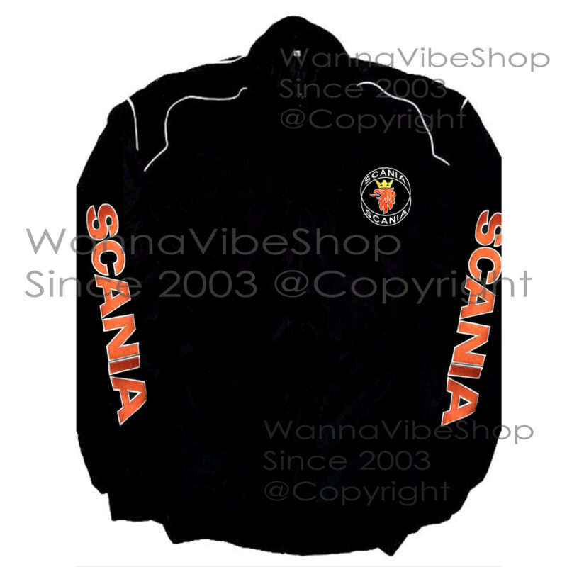 Scania Racing Team Pit Crew Motor Jacket Motorsport Autosport Vintage Retro Race Racer Gear Automobile Suit Top Crew Club Jackets Coat Coats_front_image